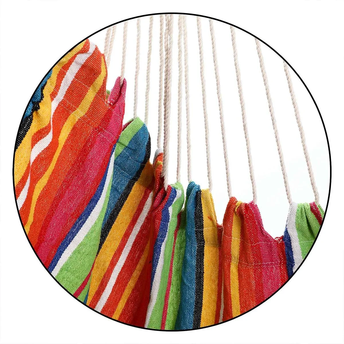 Hängesessel bunt 185x130x155cm - 0