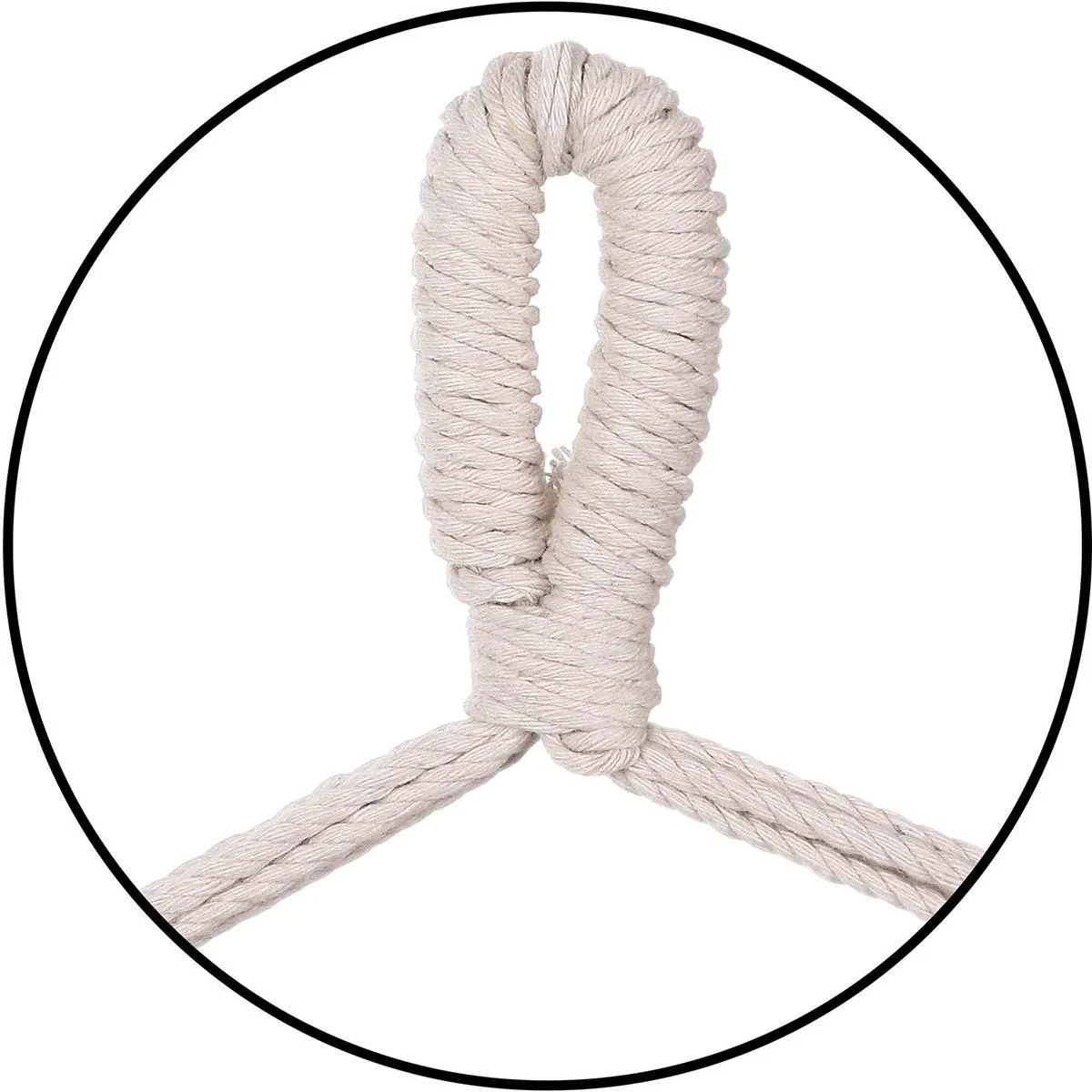 Hängesessel bunt 185x130x155cm - 1