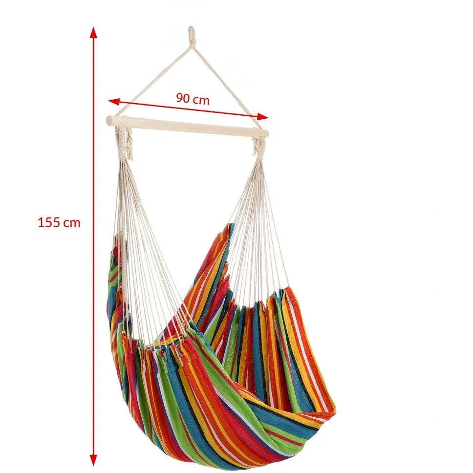 Hängesessel bunt 185x130x155cm - 2