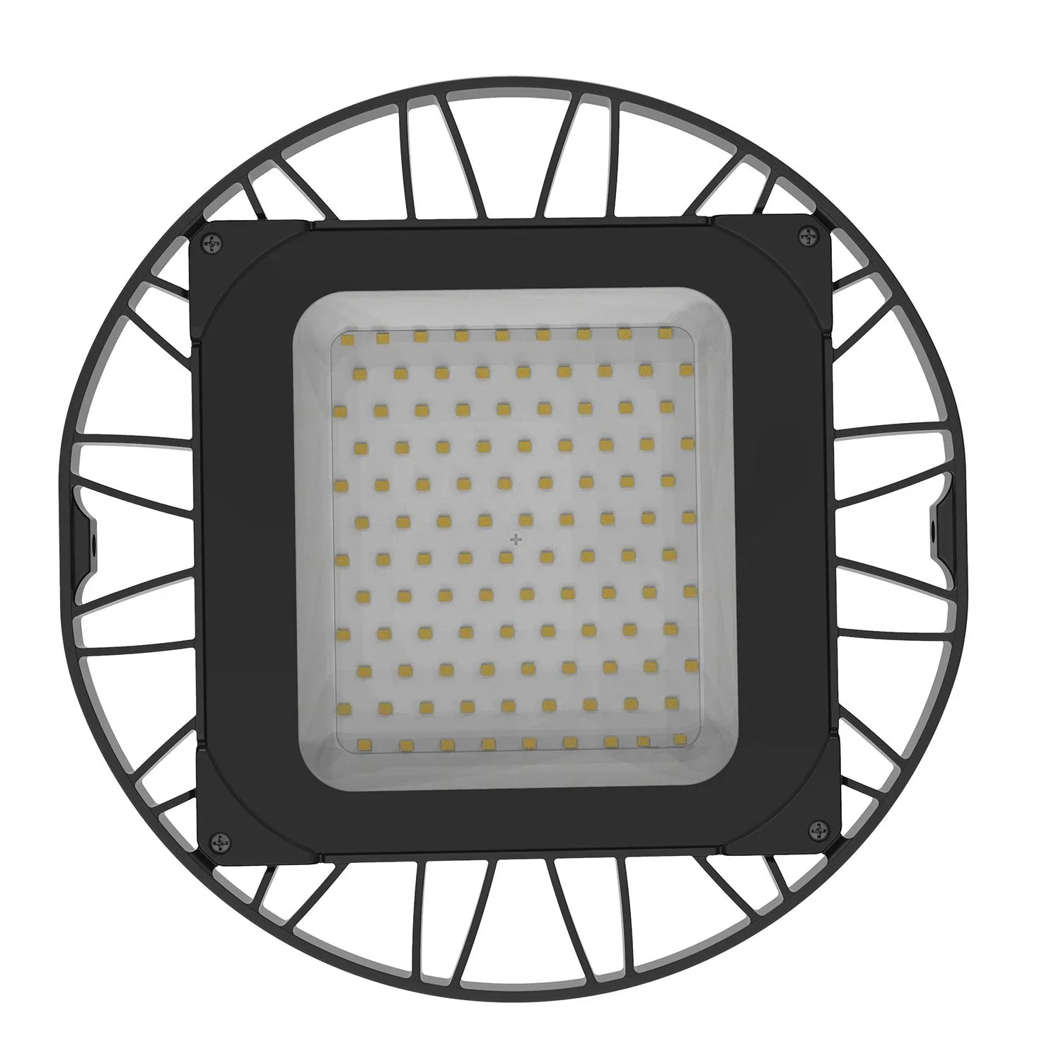 LED-HighBay in UFO-Form bietet 100 W, 9400 lm, 5000 K (neutralweiß) und IP65 Schutz. - 1