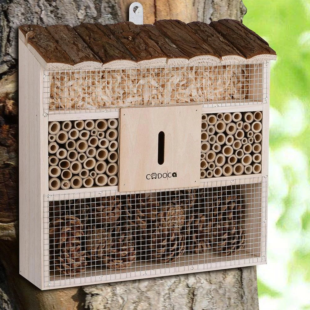 Cadoca Insektenhotel 30,5x9,5x31cm - 1