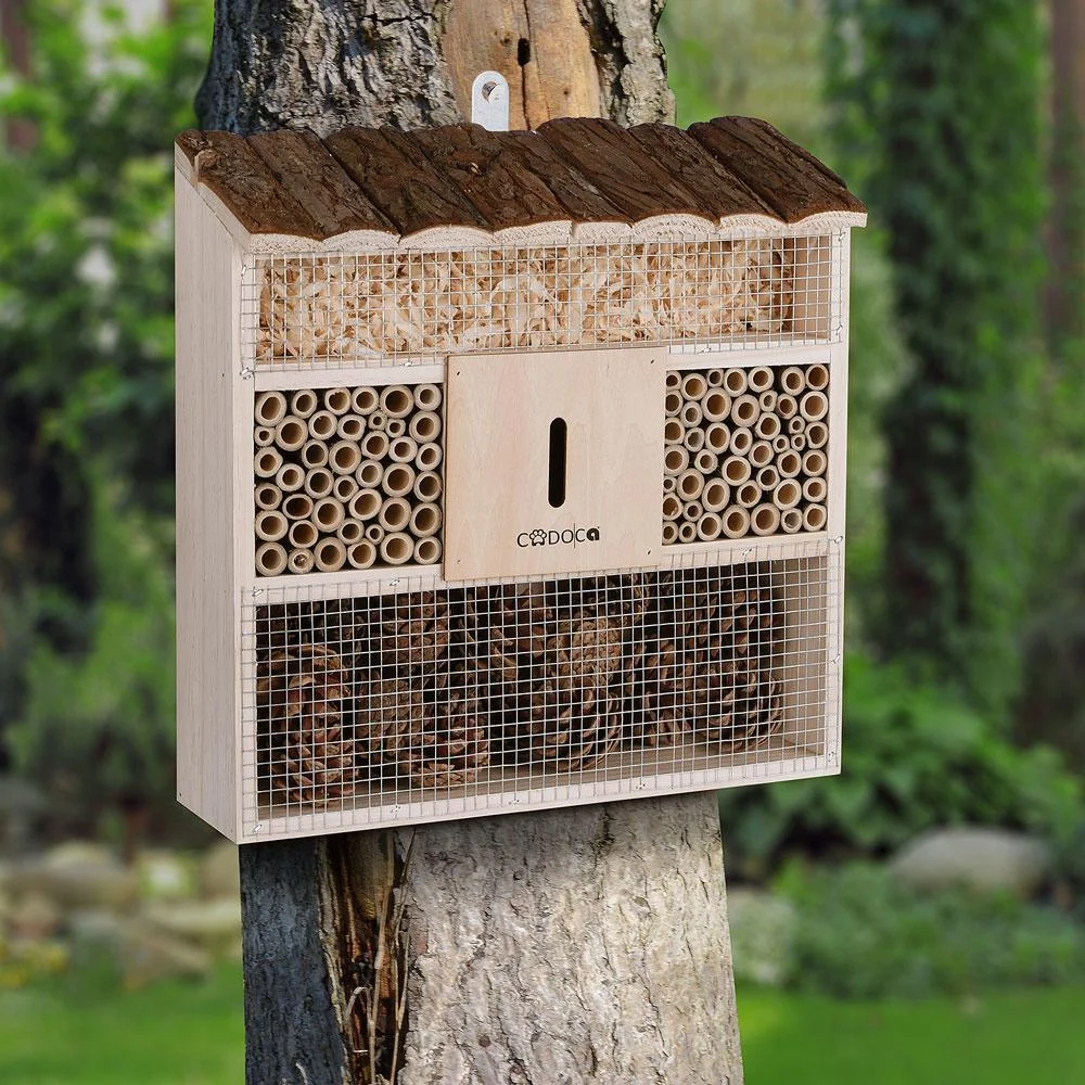 Cadoca Insektenhotel 30,5x9,5x31cm - 4