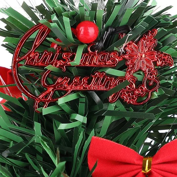 Weihnachtsbaum USB-Anschluss 26cm dekoriert - 0
