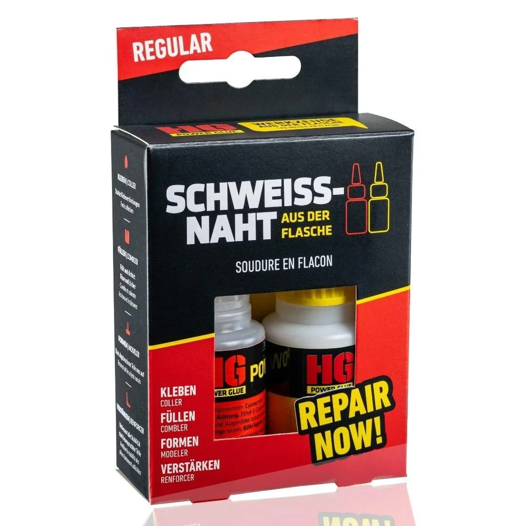 SADF Regular Set, Schweißnaht aus der Flasche, Kleber 20 g + Granulat, 40 g - 2