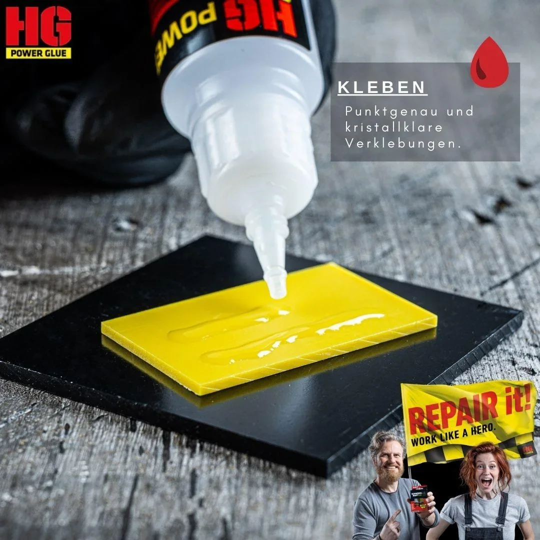 SADF Regular Set, Schweißnaht aus der Flasche, Kleber 20 g + Granulat, 40 g - 9