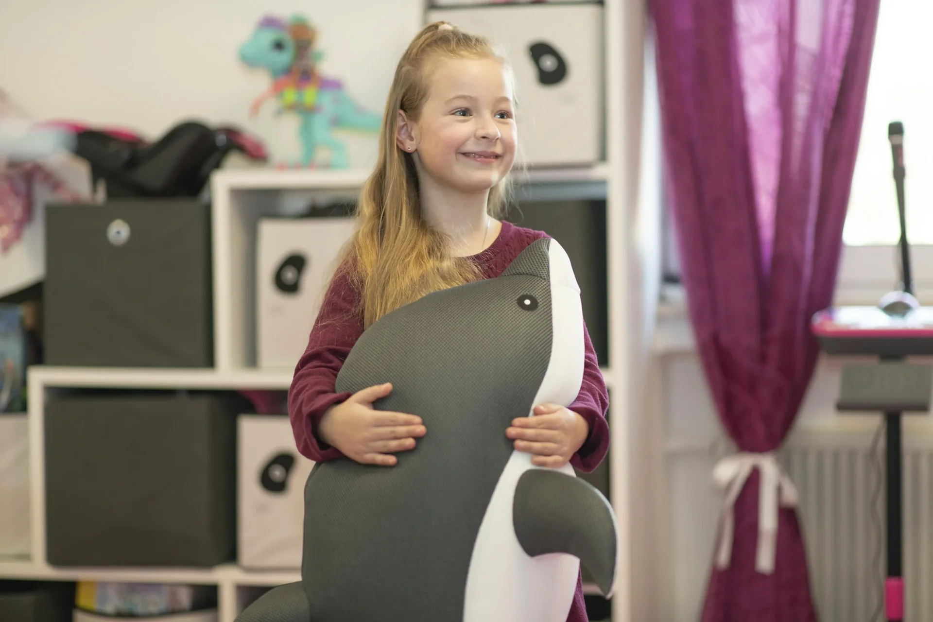 Pool Buddy Delfin grau, weiss - 4