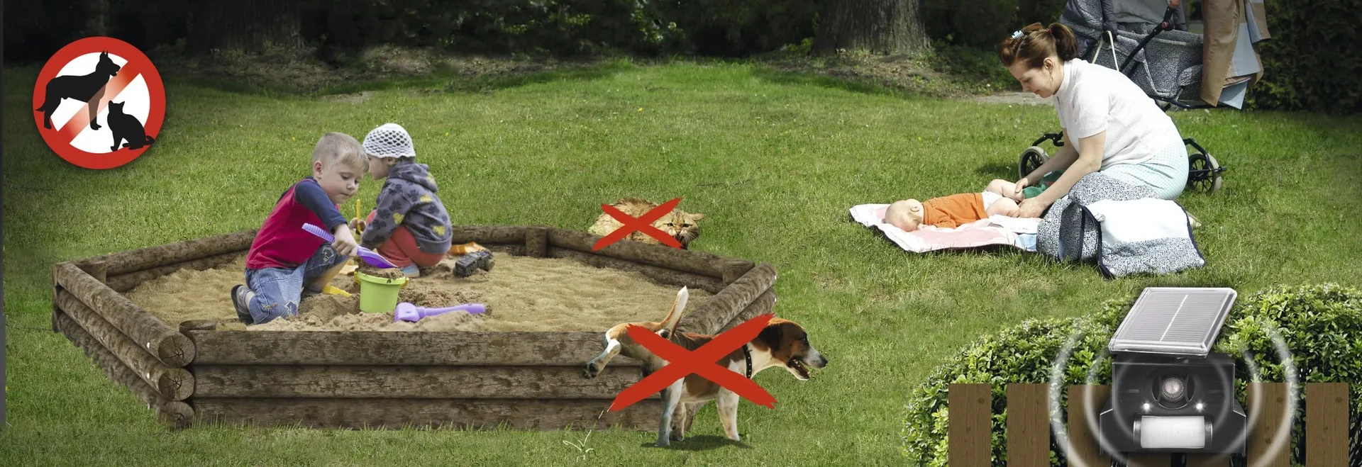 Solar Hunde- und Katzenabwehr - 0