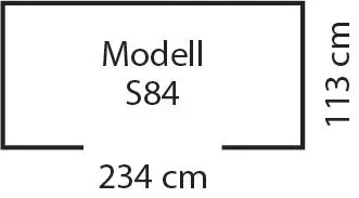 Gerätehaus Pultdach Skillion 84, silber metallic - 2