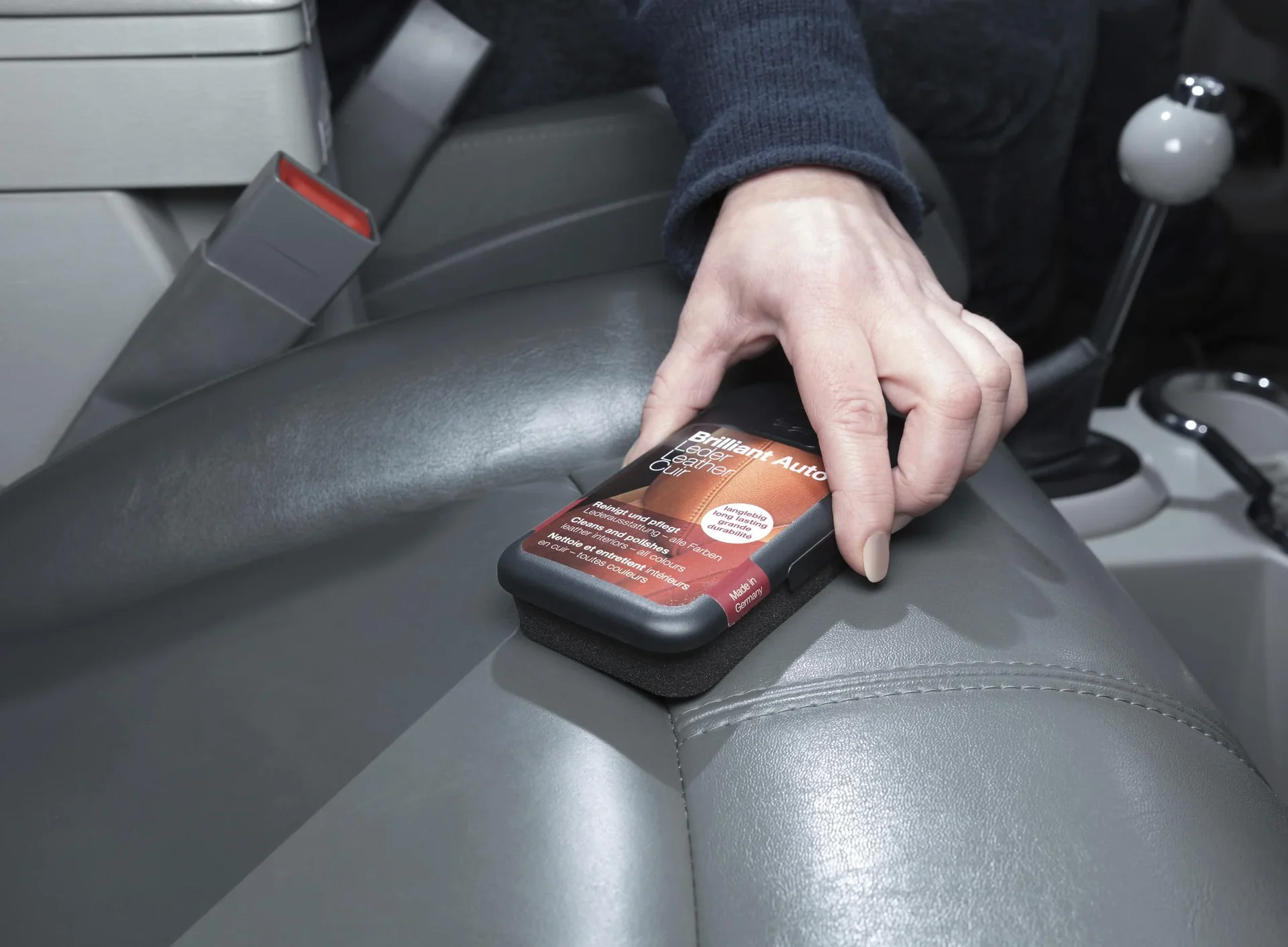 Brilliant Auto Lederpflege Schwamm - 0
