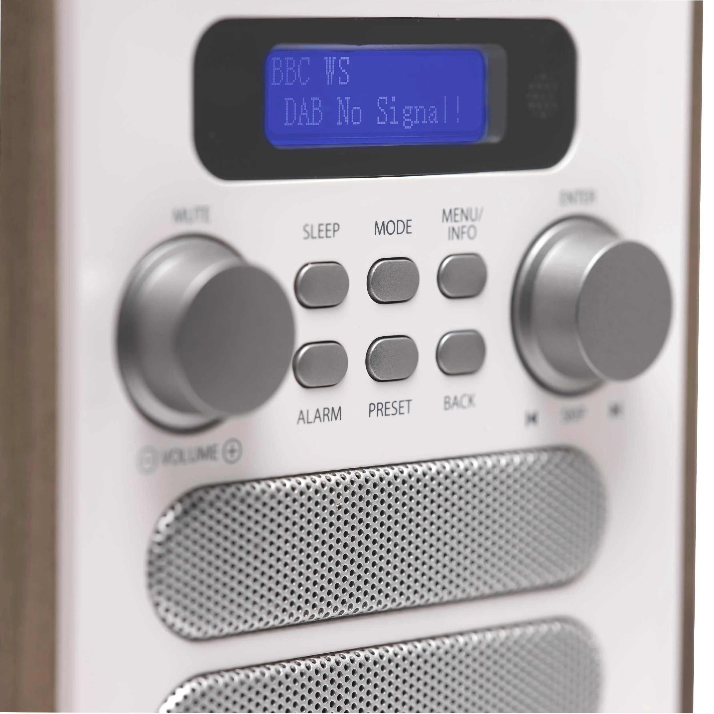 Radio mit elegantem Holz Design und Bluetooth Funktion, weiß - 6