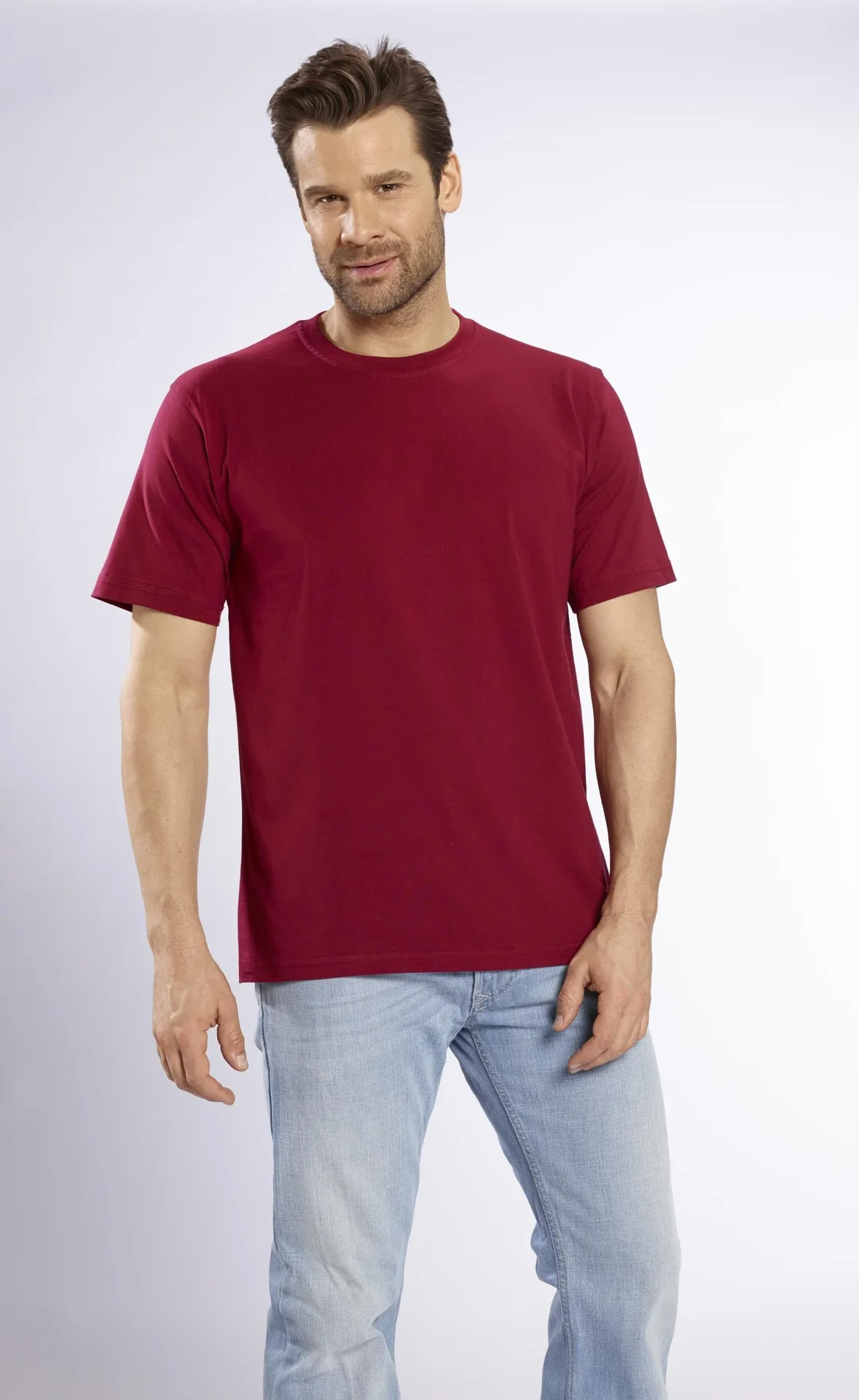 Big Size T-Shirt, rot, Gr.S - 0