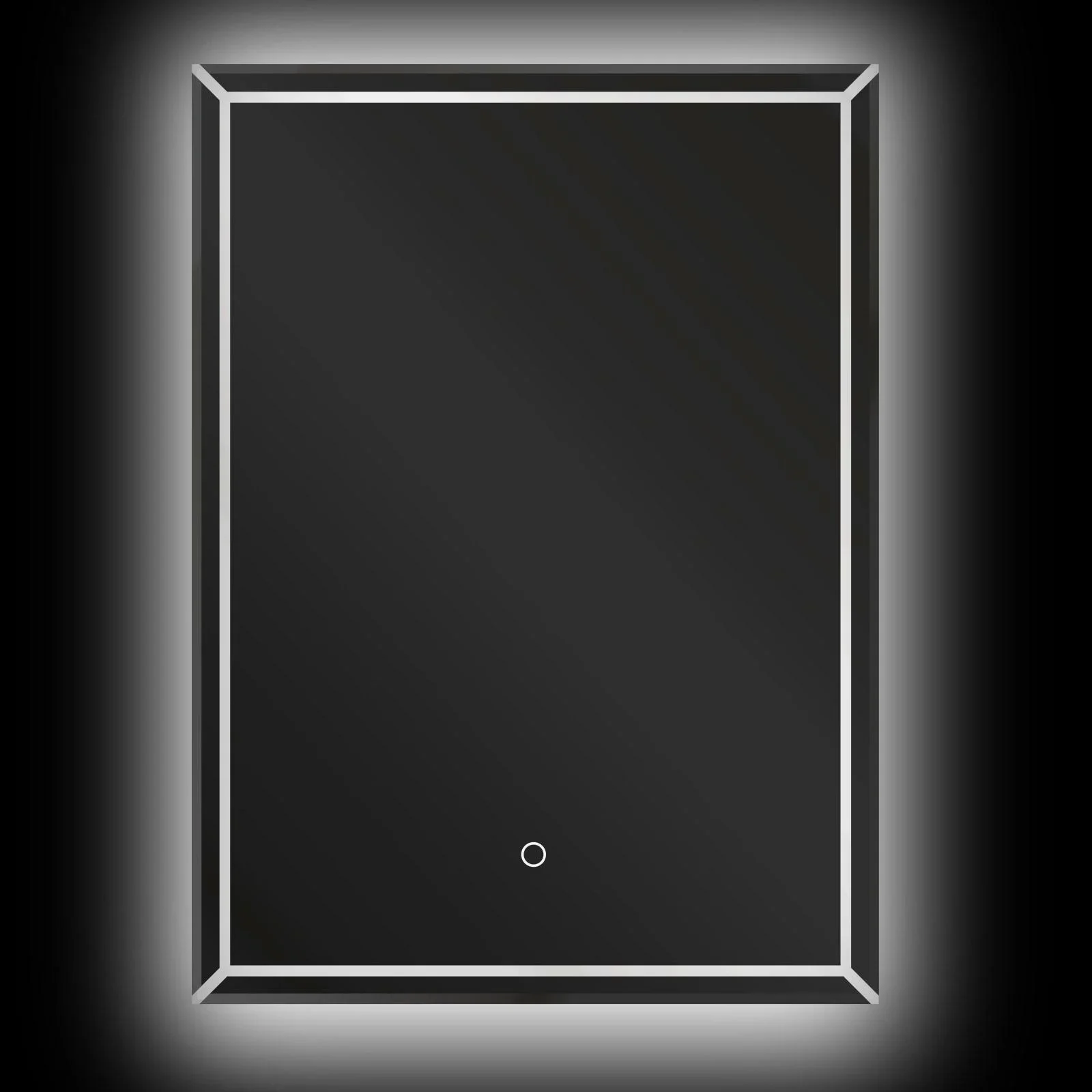 LED Badezimmerspiegel Wandspiegel Touchschalter Energieklasse A Alurahmen Silber 50 x 3 x 70 cm - 4