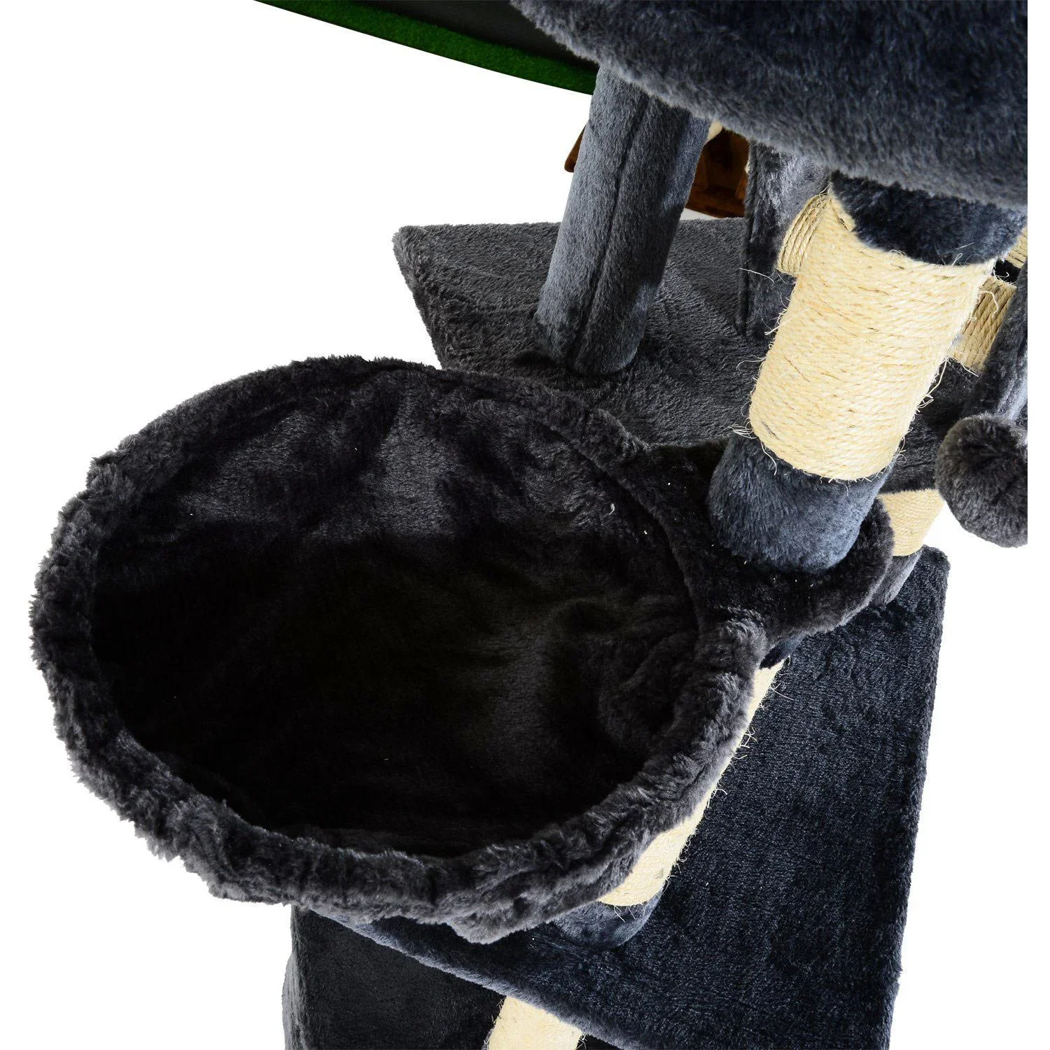 Katzenbaum Kratzbaum Katzenkratzbaum Kletterbaum Katze Sisal Grau - 5