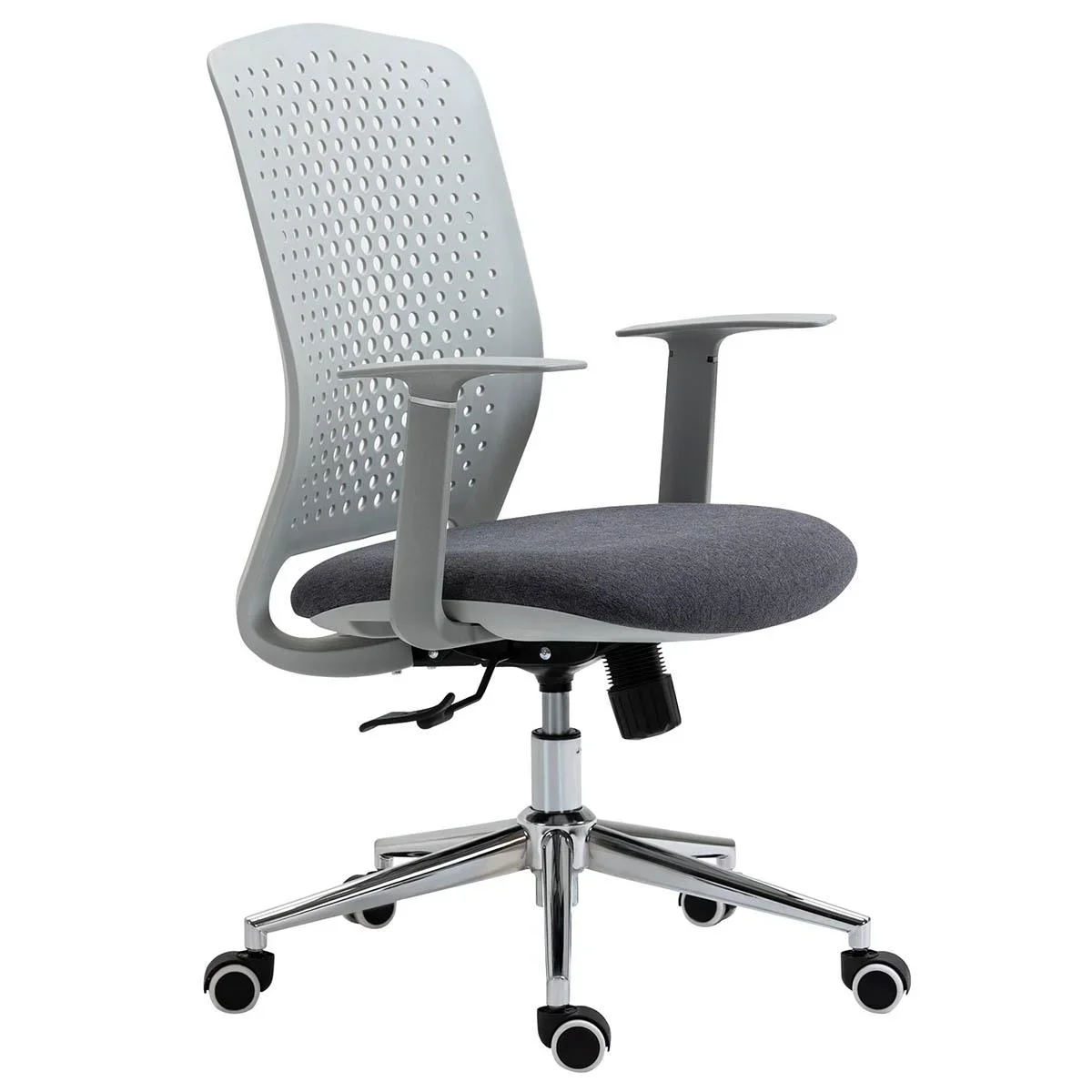 Bürostuhl drehbarer Chefsessel ergonomischer Computer-Arbeitsstuhl mit hoher Rückenlehne und Höhenverstellbar PP-Rückenl - 1