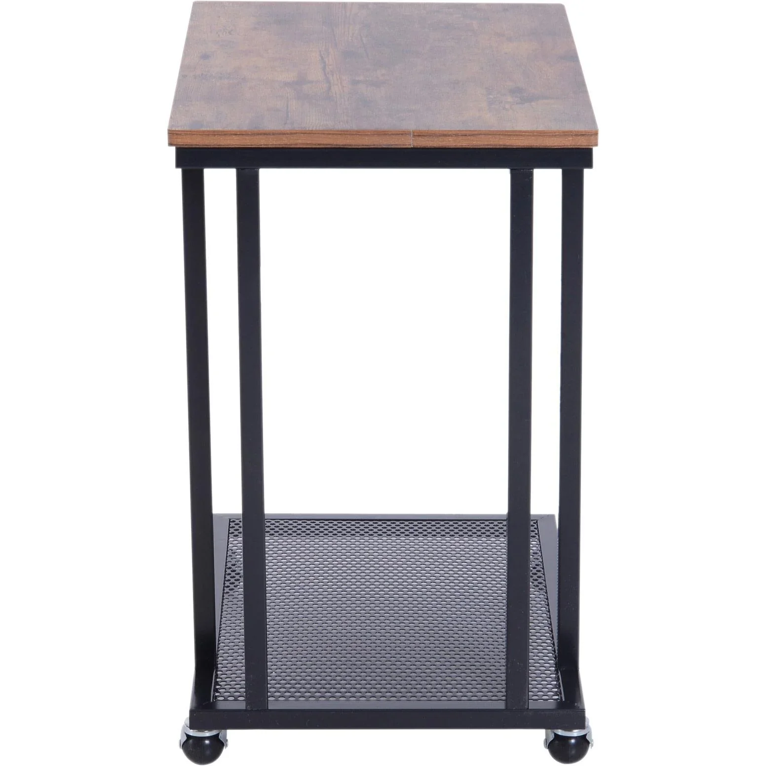 Rollbarer Beistelltisch in C-Form - 3