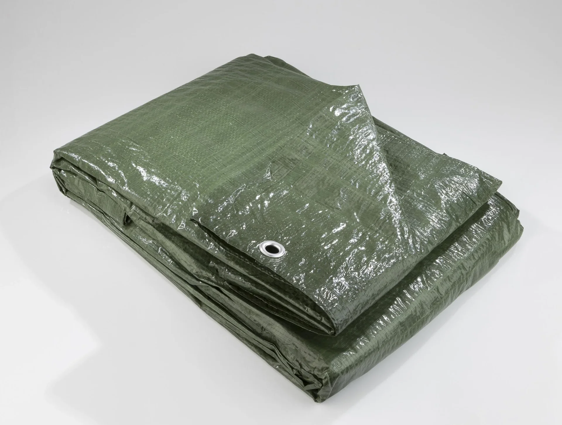 Abdeckplane, einfarbig grün, stark 90 g/ m², 8 x 12 m - 2