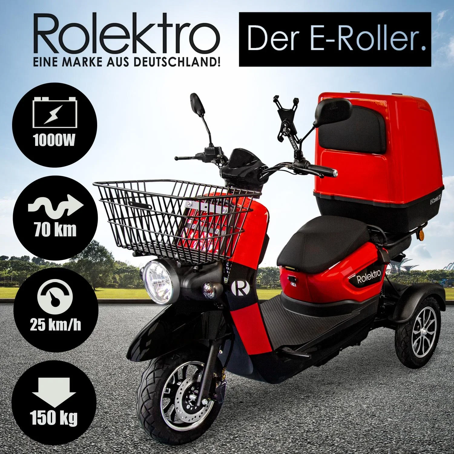 E-Carrier 25, 1.000 W - Hohes Transportvolumen - 1
