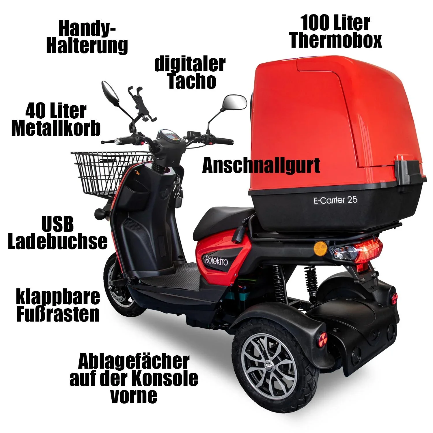 E-Carrier 25, 1.000 W - Hohes Transportvolumen - 5