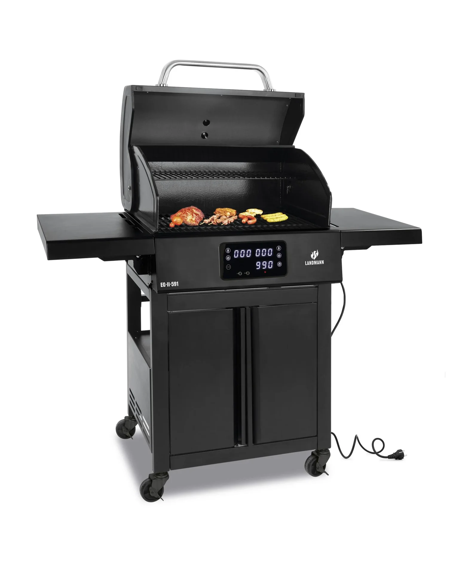 Elektro-Grillwagen, 3200 Watt, EG-II-591, Schwarz - 1