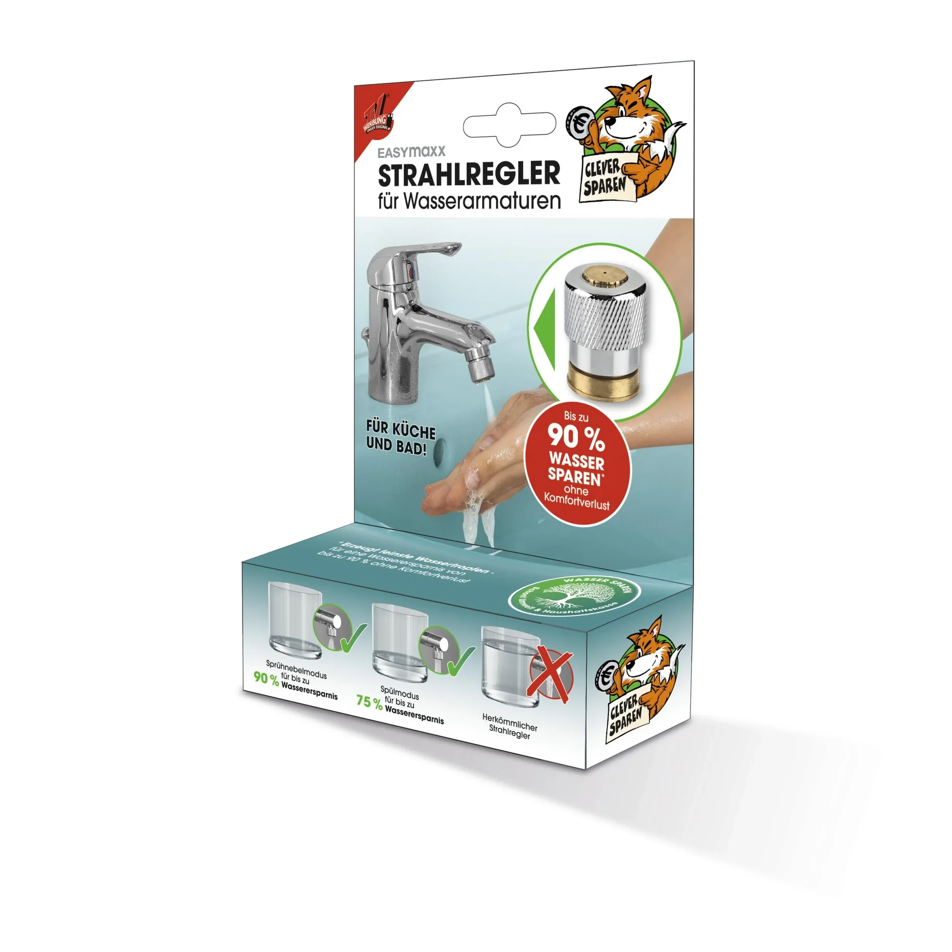 Strahlregler für Wasserarmaturen, für Küche und Bad - 5