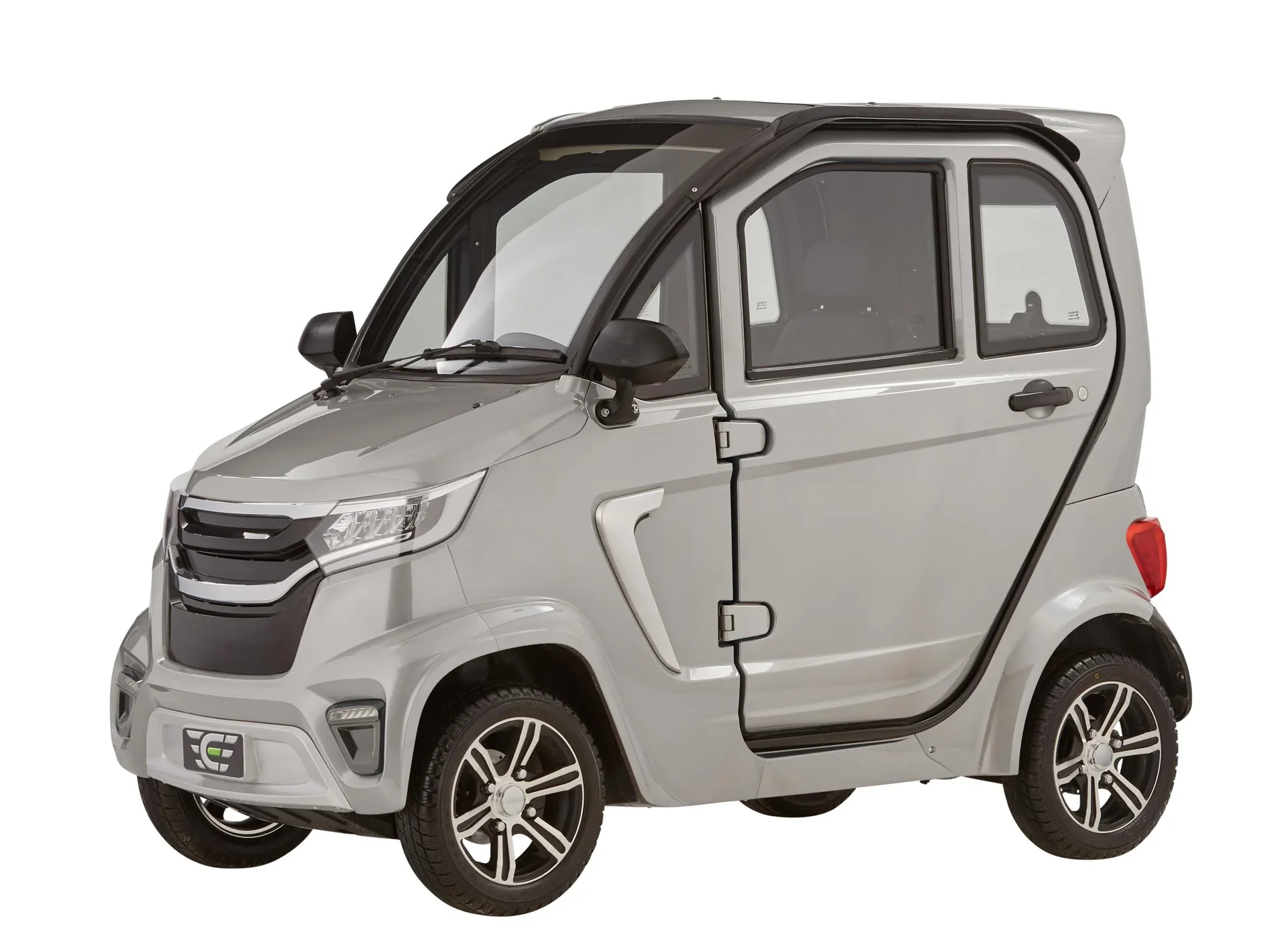 4-Rad E-Kabinenfahrzeug eLazzy Premium 45 km/h silber, mit kostenloser Vor-Ort-Einweisung - 2