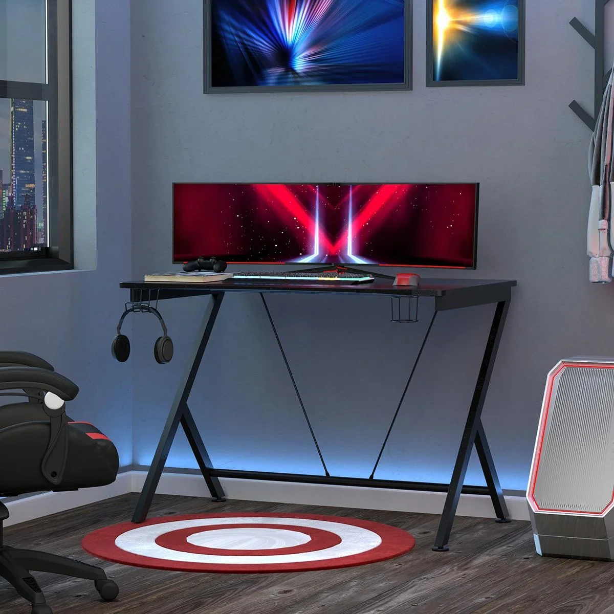 Gaming Tisch 108 cm x 66 cm x 77 cm - 0