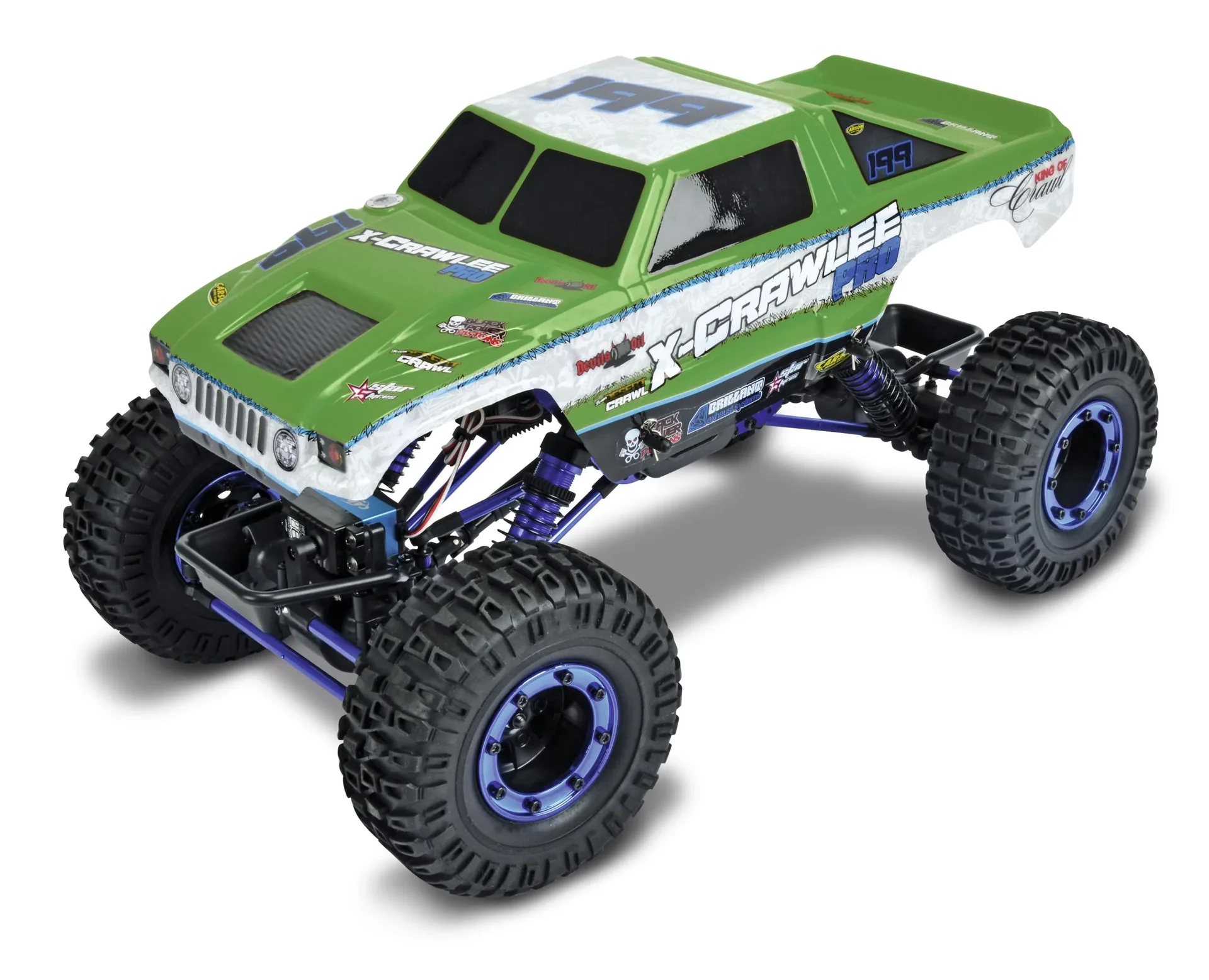 X-Crawlee XL 2.4G 100% RTR Grün, Maßstab 1:10 - 1