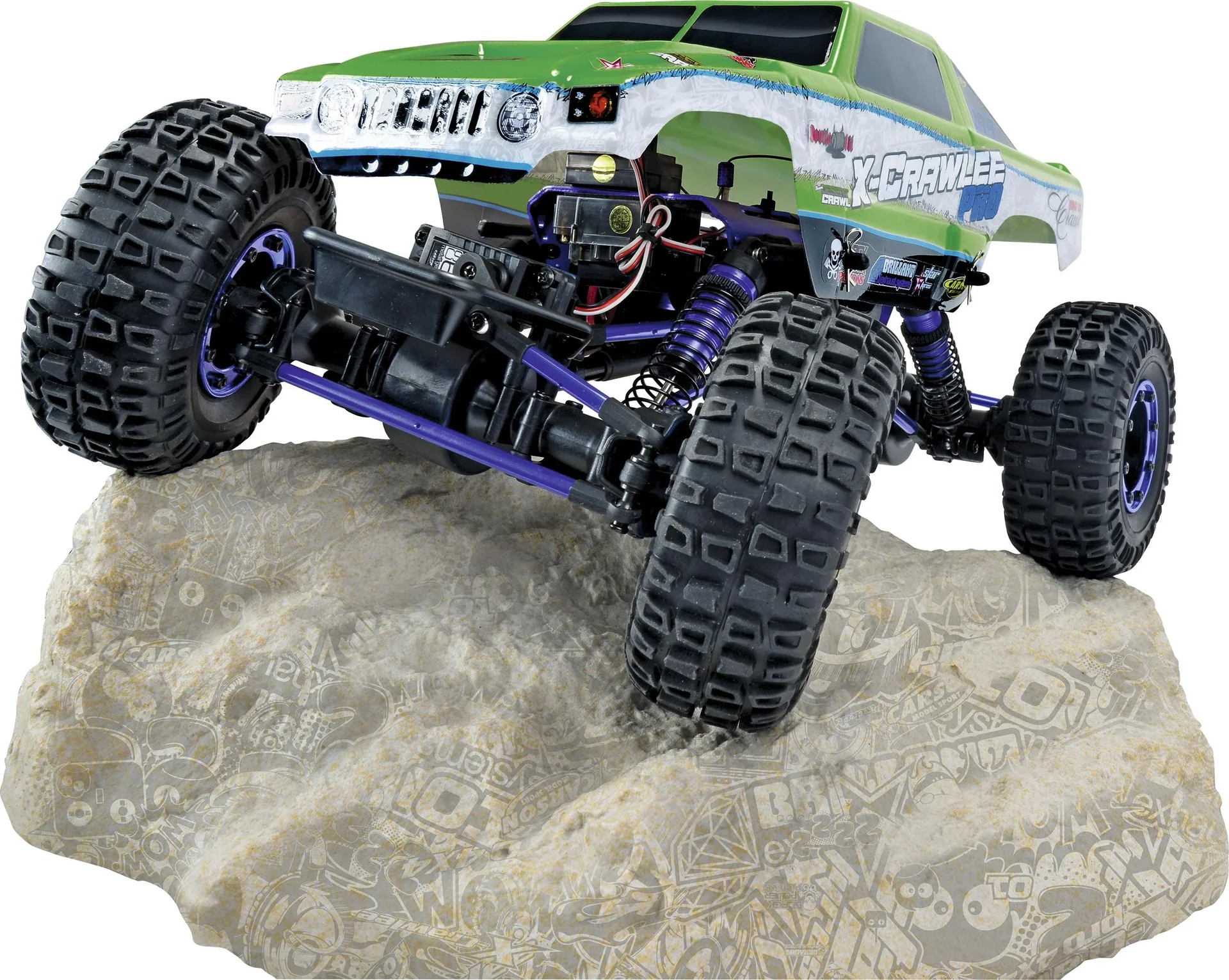 X-Crawlee XL 2.4G 100% RTR Grün, Maßstab 1:10 - 2