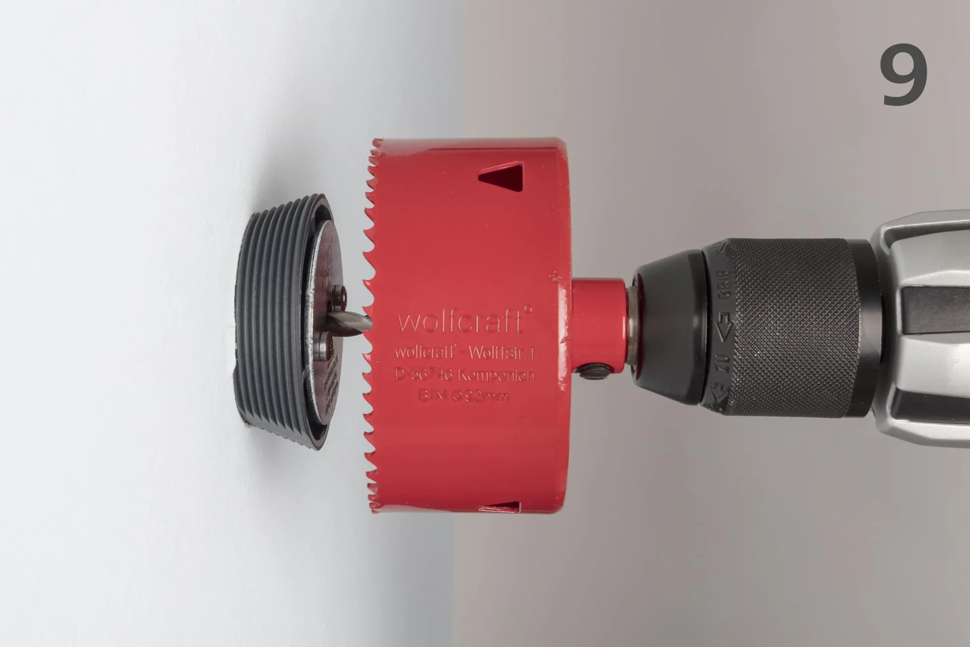 Aufbohrhilfe Ø 35 - 51 mm - 1