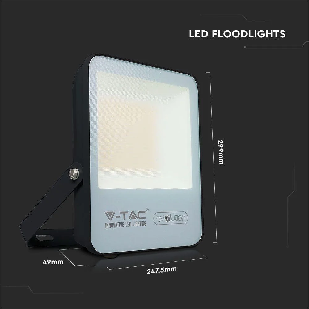 VT-49611 LED-Flutlichtstrahler - 100 W - 16000 Lm - 4000K - schwarz - 0