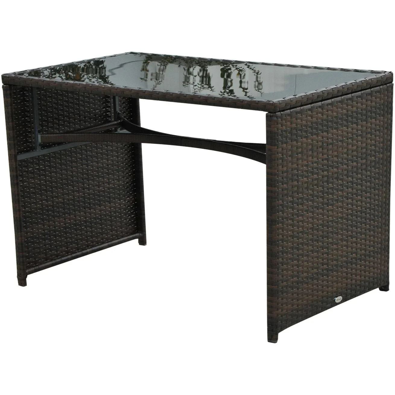 5 tlg, Polyrattan Garnitur Gartenset Sitzgruppe Gartenmöbel - 0