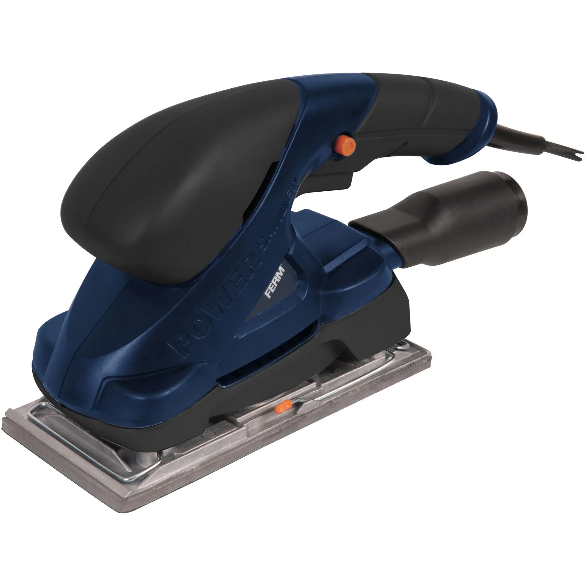 PSM1024 Schwingschleifer 180W - Klettverschluß - Soft griff - Mit 10 Stück Schleifpapiere (P80, P120) und Vakuum-Adapter - 4