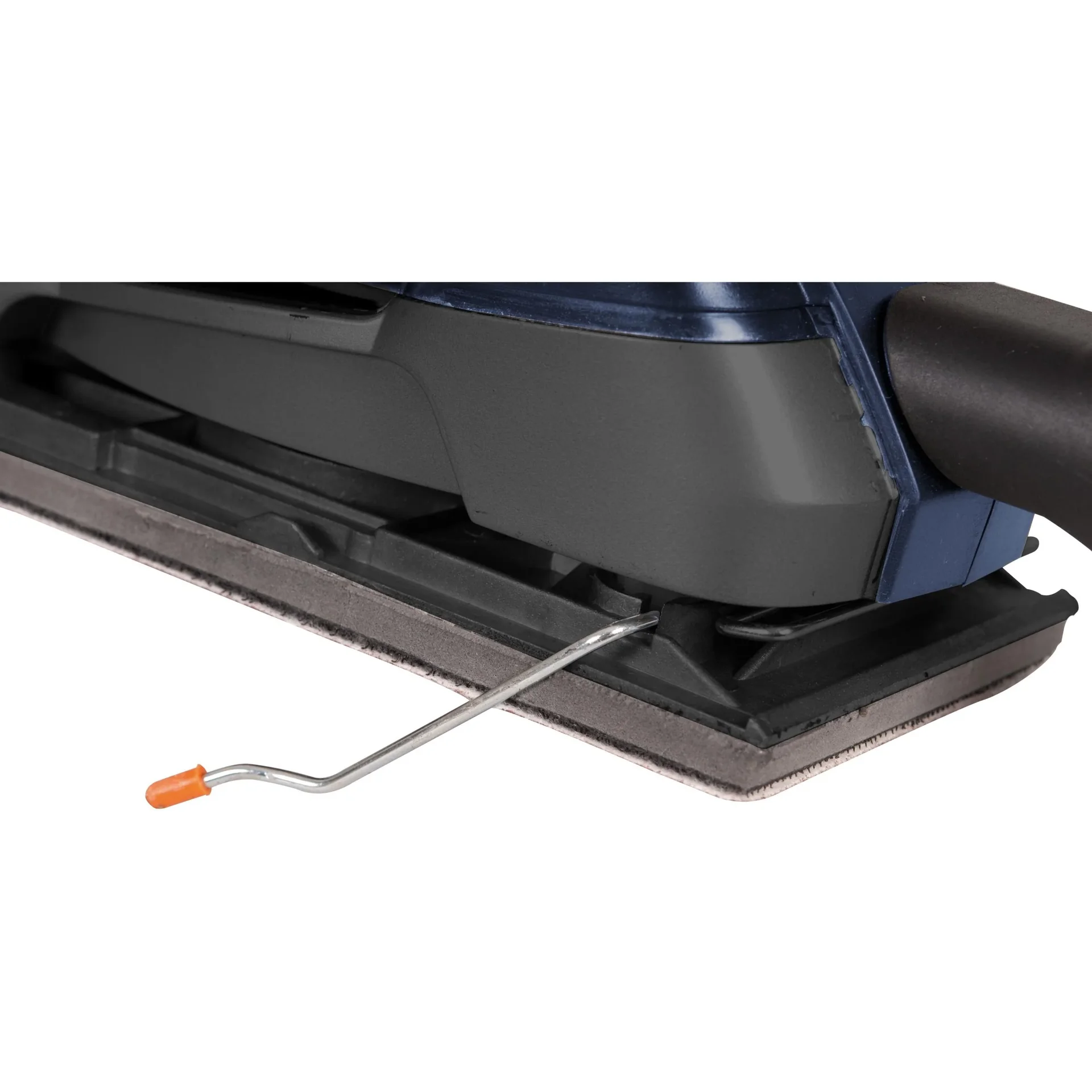 PSM1024 Schwingschleifer 180W - Klettverschluß - Soft griff - Mit 10 Stück Schleifpapiere (P80, P120) und Vakuum-Adapter - 5