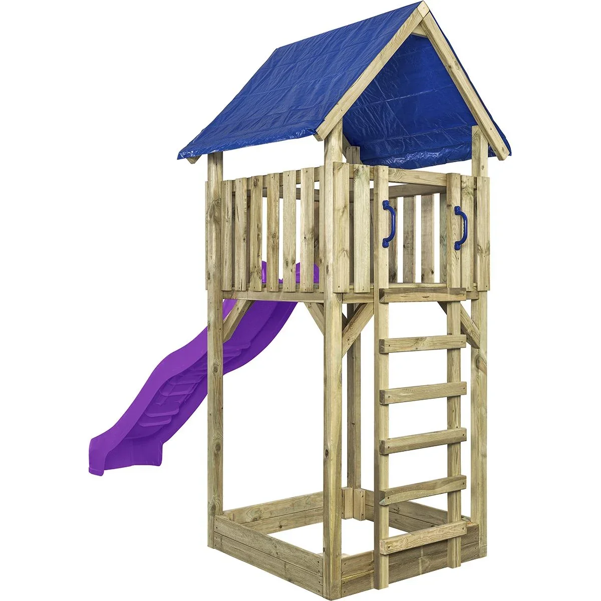 Spielturm Lisa mit Rutsche Violet - 1