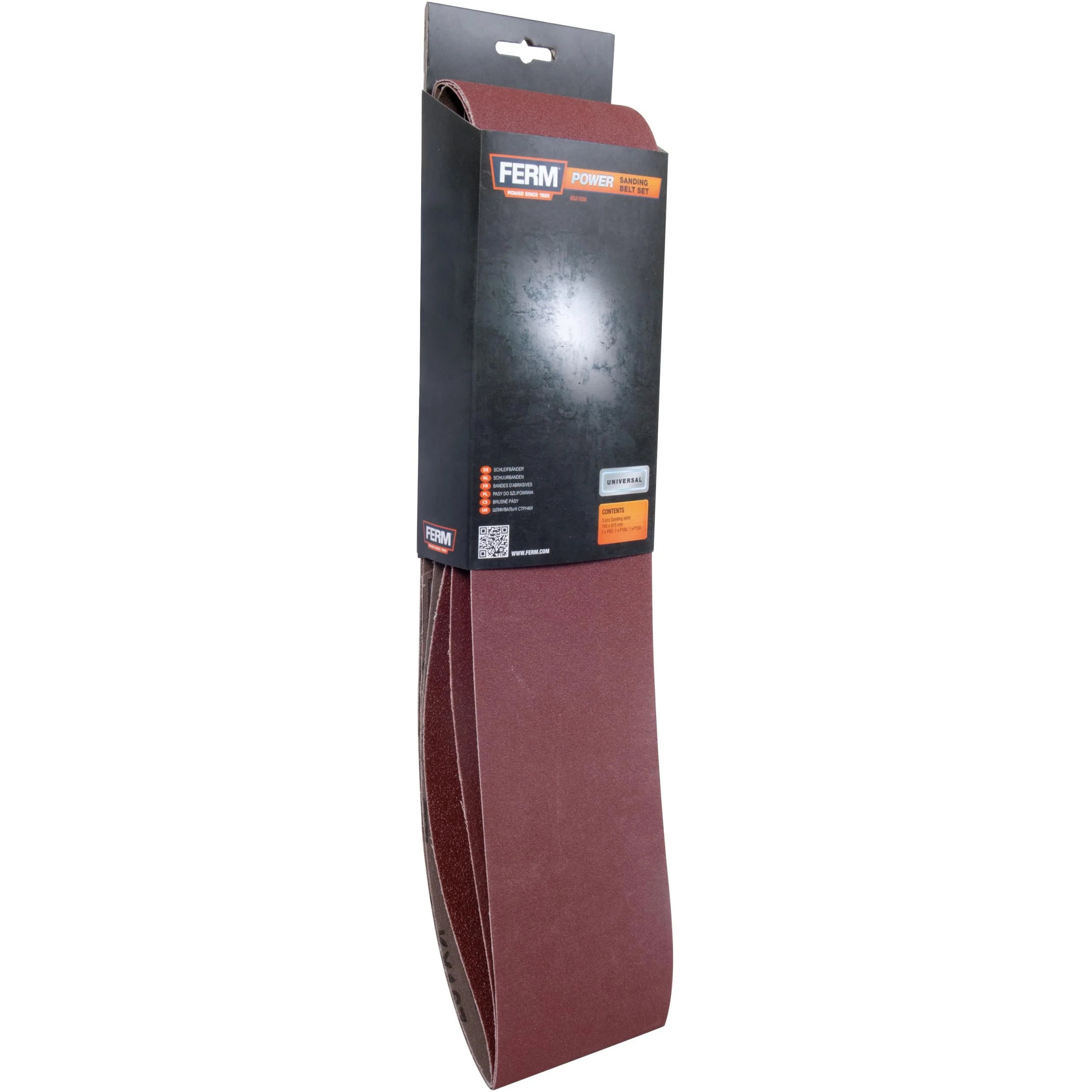 BGA1060 Schleifbänder 915x100mm (P100), 3-Tlg. - 0