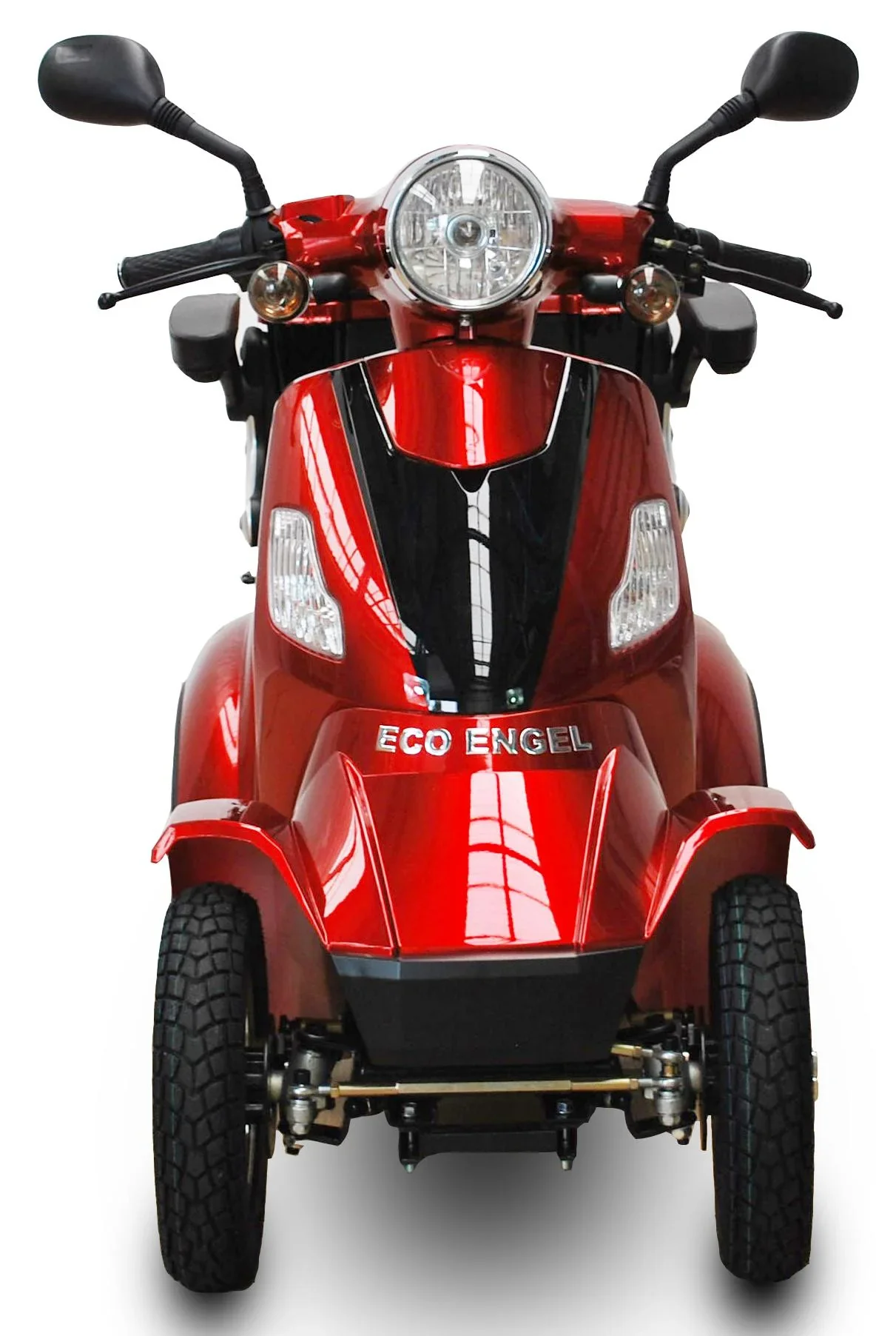 E-Scooter 4 Räder rot - 20 Ah Li-Io Akku - 25 km/h - Seniorenmobil - 1