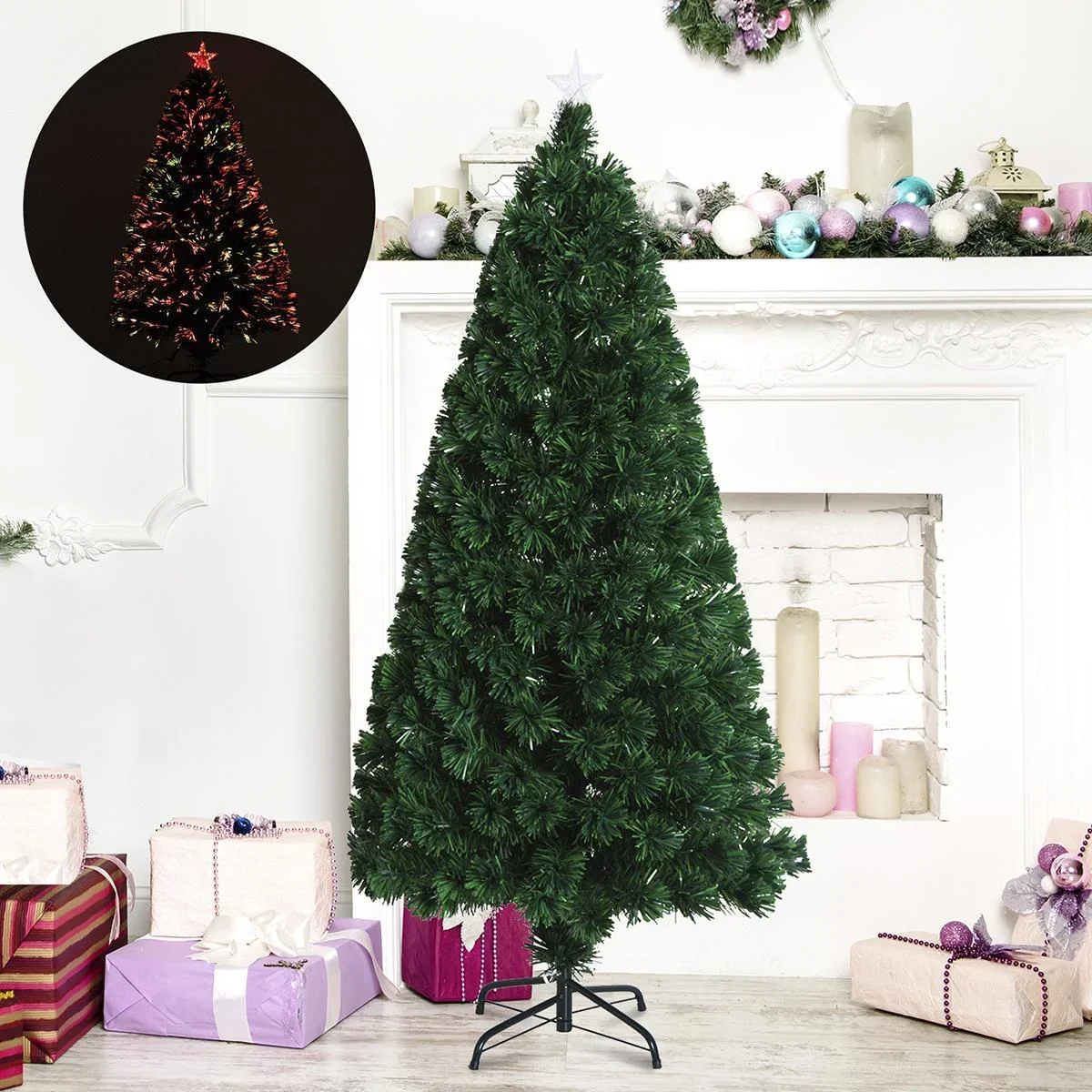 Weihnachtsbaum inklusive Ständer grün - 2