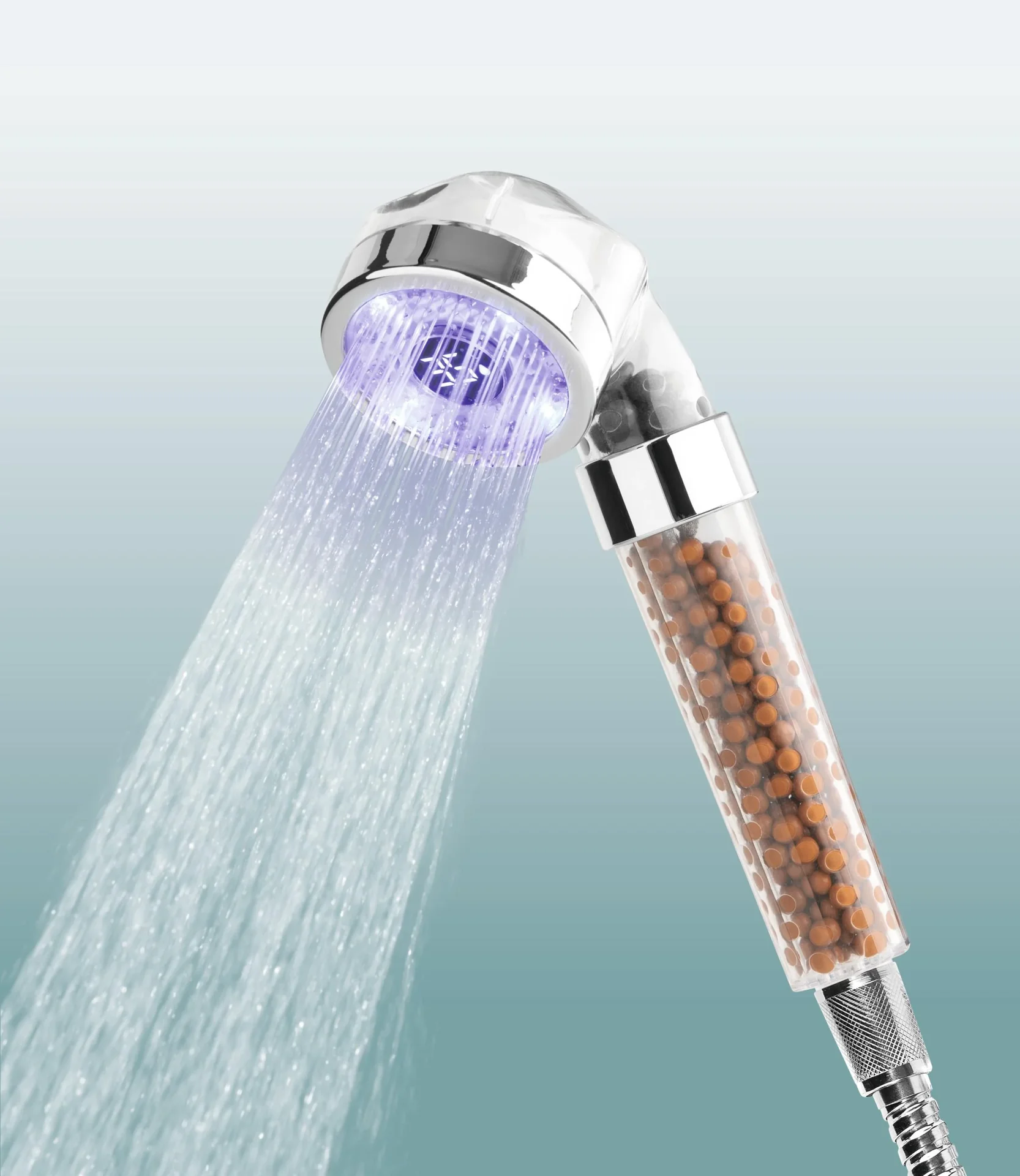 Duschkopf mit LED-Farbwechsel und Temperaturanzeige 6 cm - 3