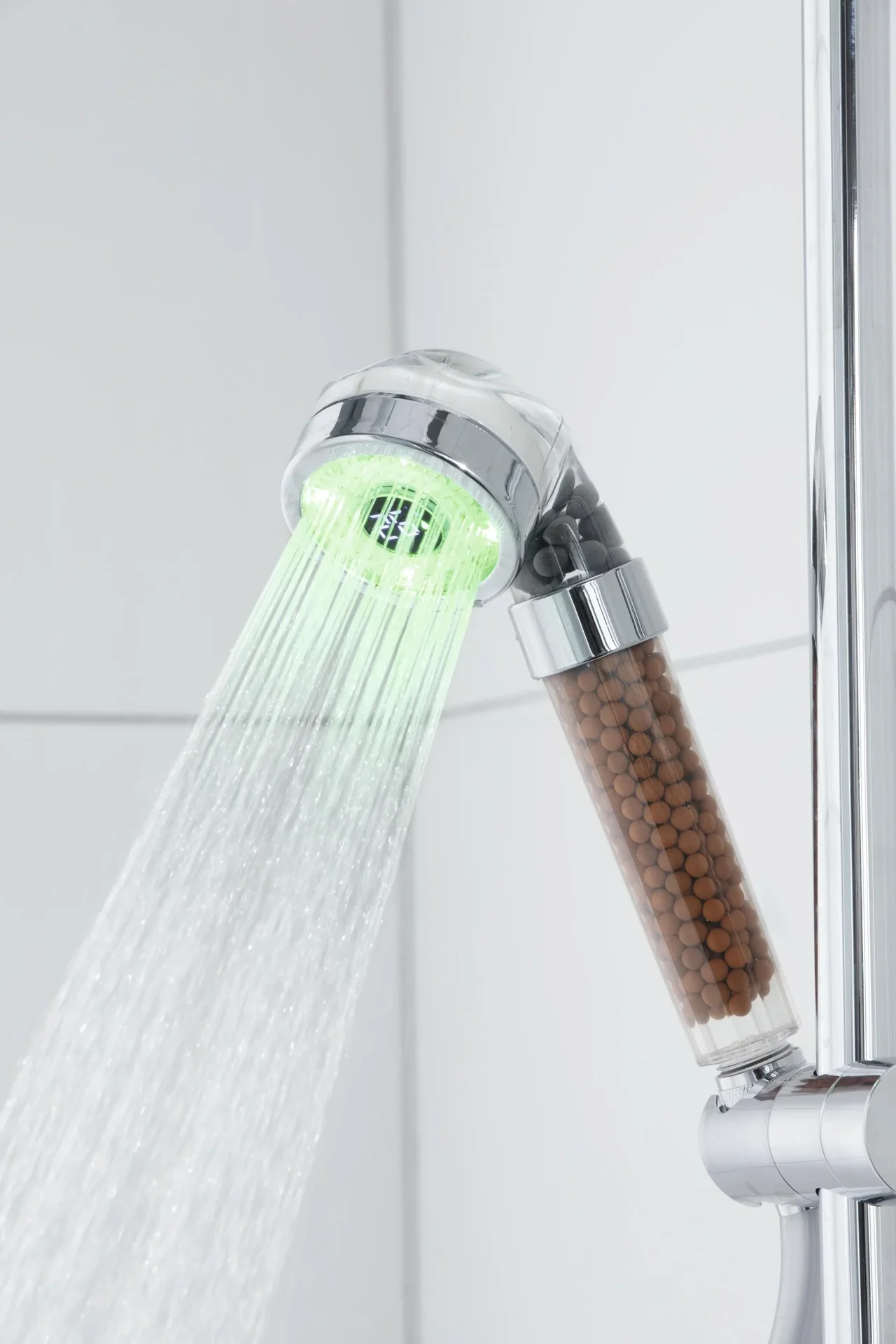 Duschkopf mit LED-Farbwechsel und Temperaturanzeige 6 cm - 6