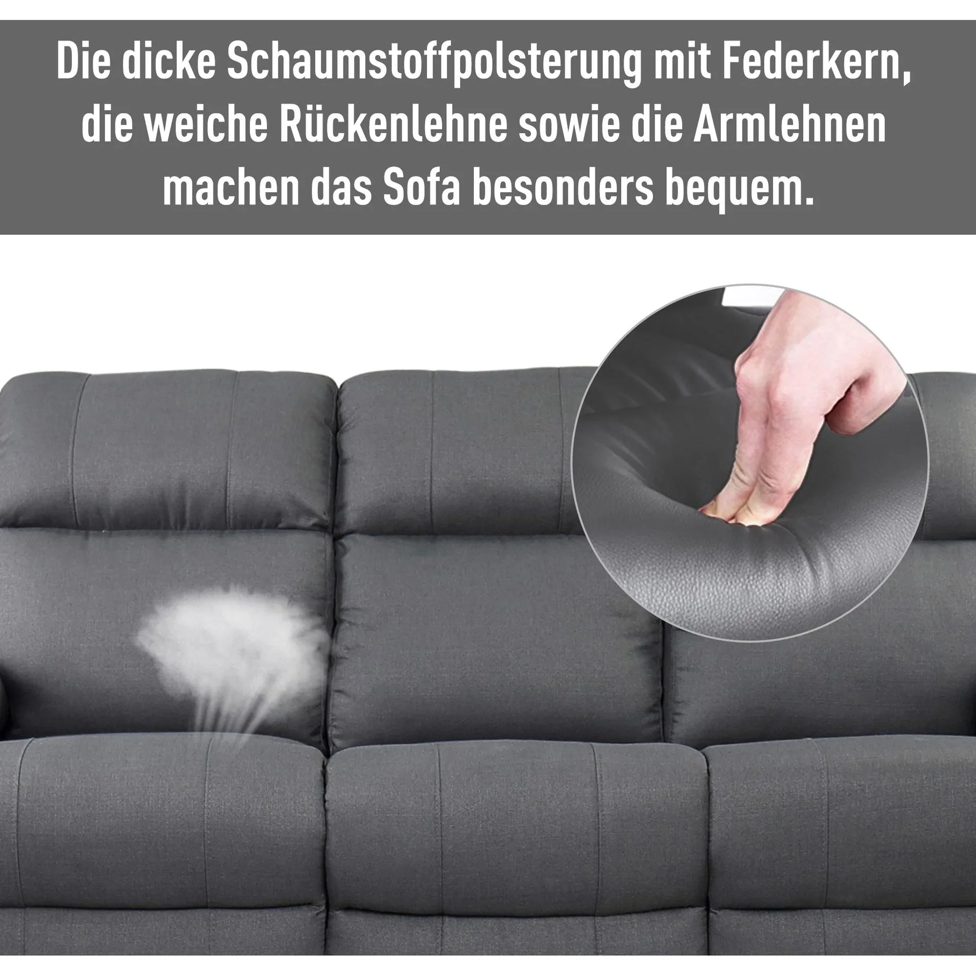 Fernsehsofa als 3-Sitzer - 0