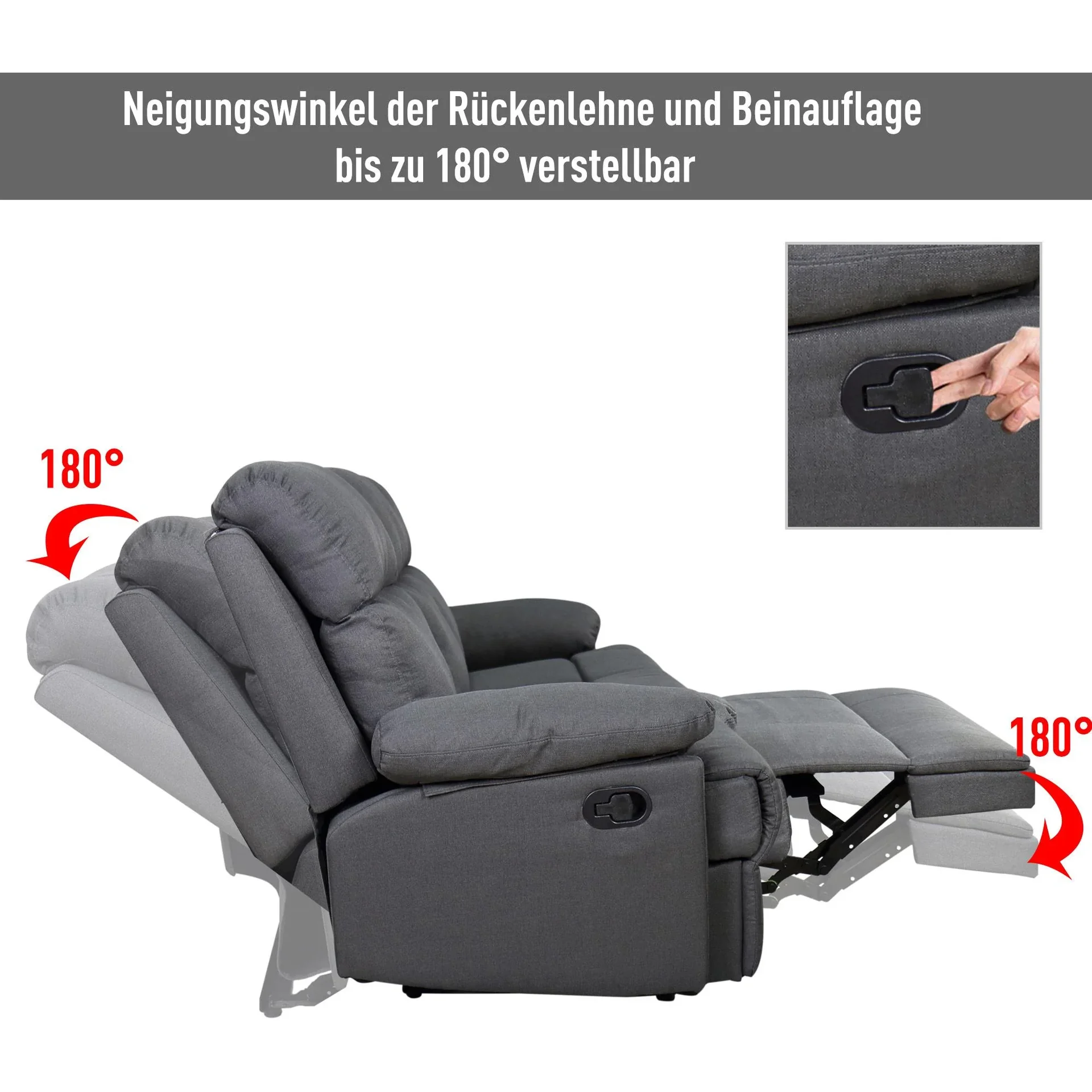 Fernsehsofa als 3-Sitzer - 6