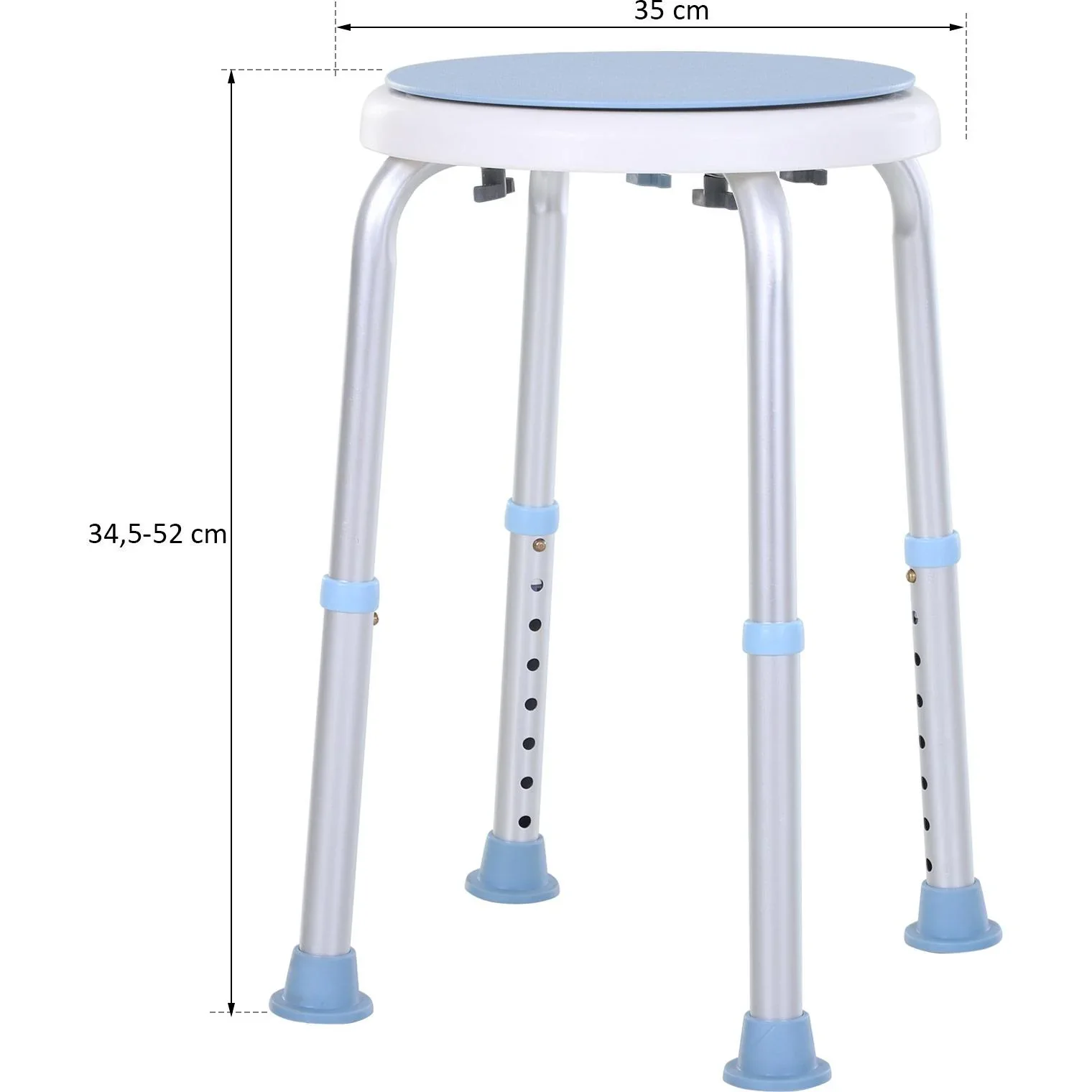 Badehocker mit drehbarem Sitz - 5