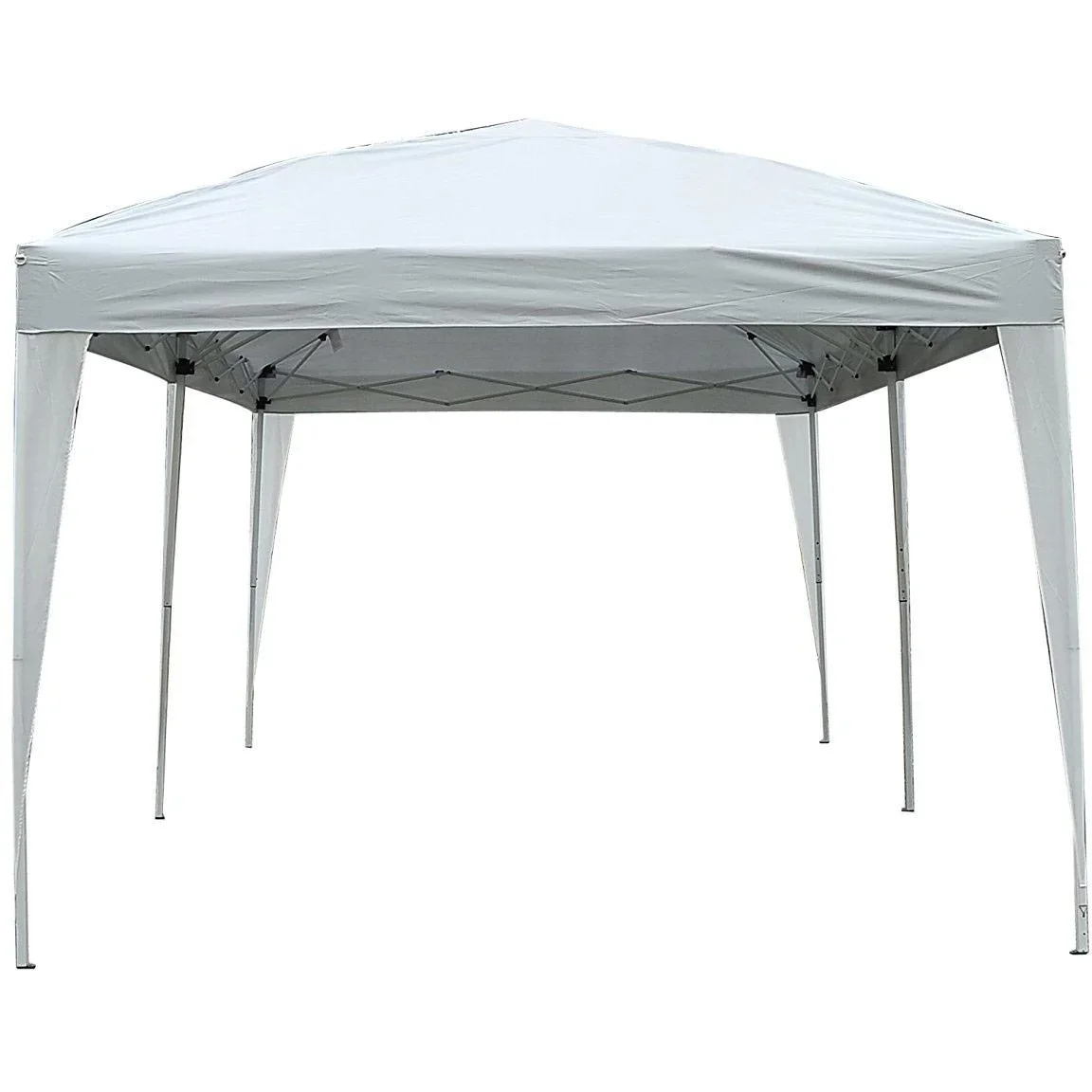 3x6m Faltpavillon Partyzelt Gartenzelt weiß faltbar - 2