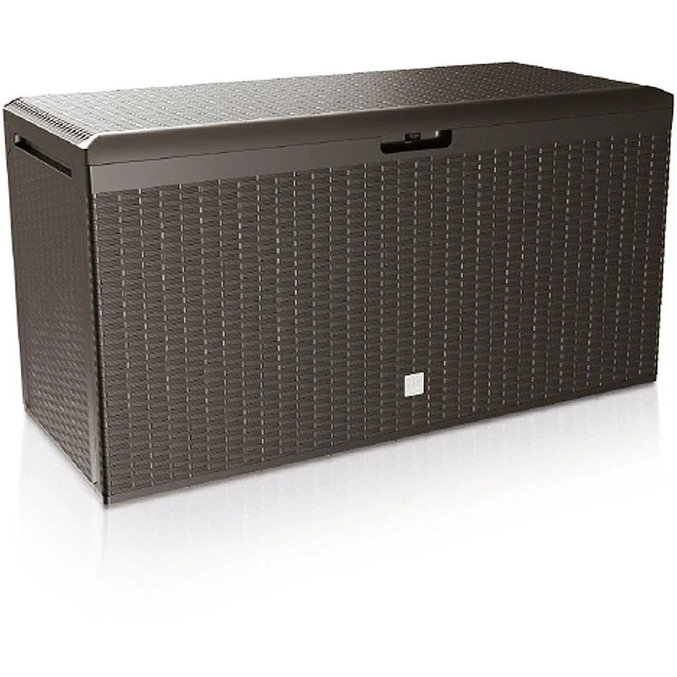 Aufbewahrungsbox Rato Plus braun 114x47x60cm mit Rädern - 0