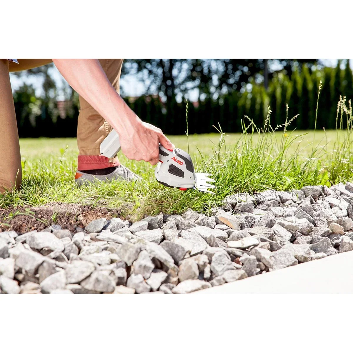 Gras- und Strauchschere - 16 cm - 2,0Ah - 7,2V - Inkl. Akku und Ladegerät - 1