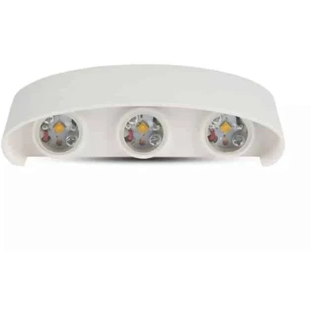 VT-846 LED-Wandleuchte oben / unten - 5W - 630 Lm - 3000K - Weiß - 4