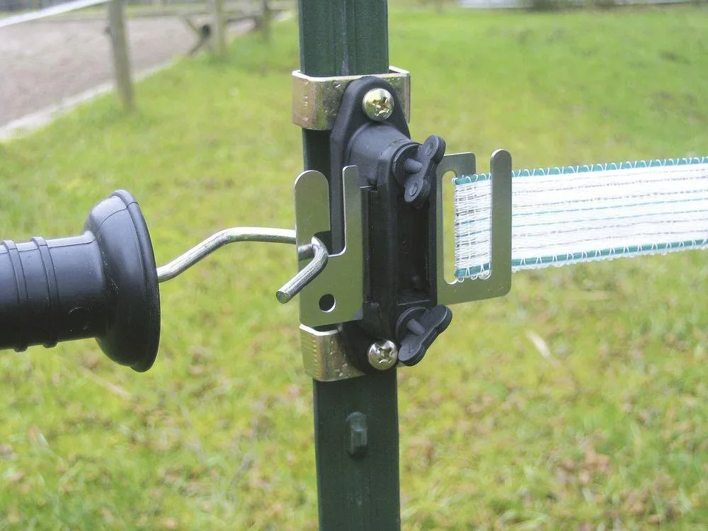 T-PostUniversallklammer Set mit Schraube (6 mm-Loch) - 0