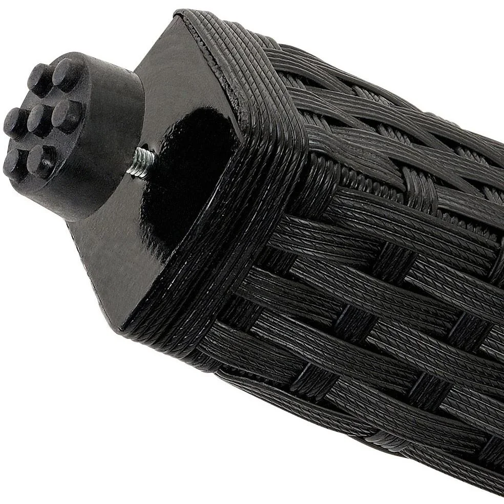 Polyrattan Sitze 17 Stück schwarz stapelbar - 4