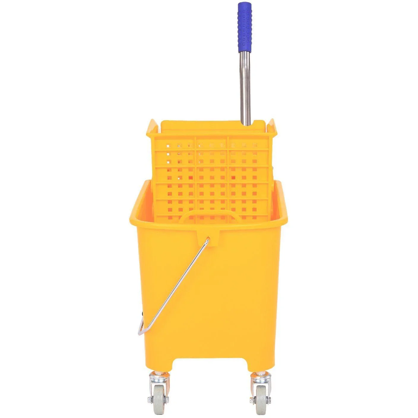 Putzwagen Putzeimer mit Presse 20L Gelb - 1