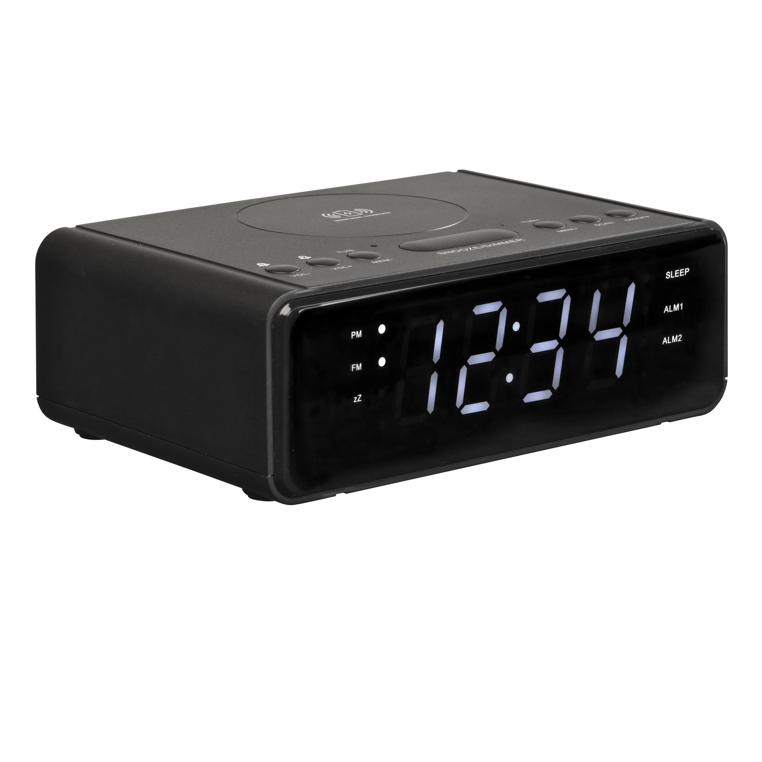 Funk Radiowecker mit QI-Ladefunktion und USB Anschluss - 6